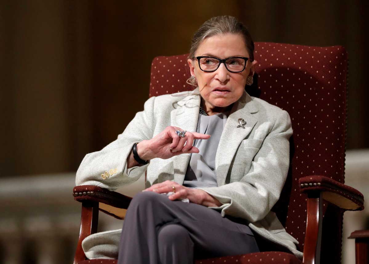 An image of Ruth Bader Ginsburg