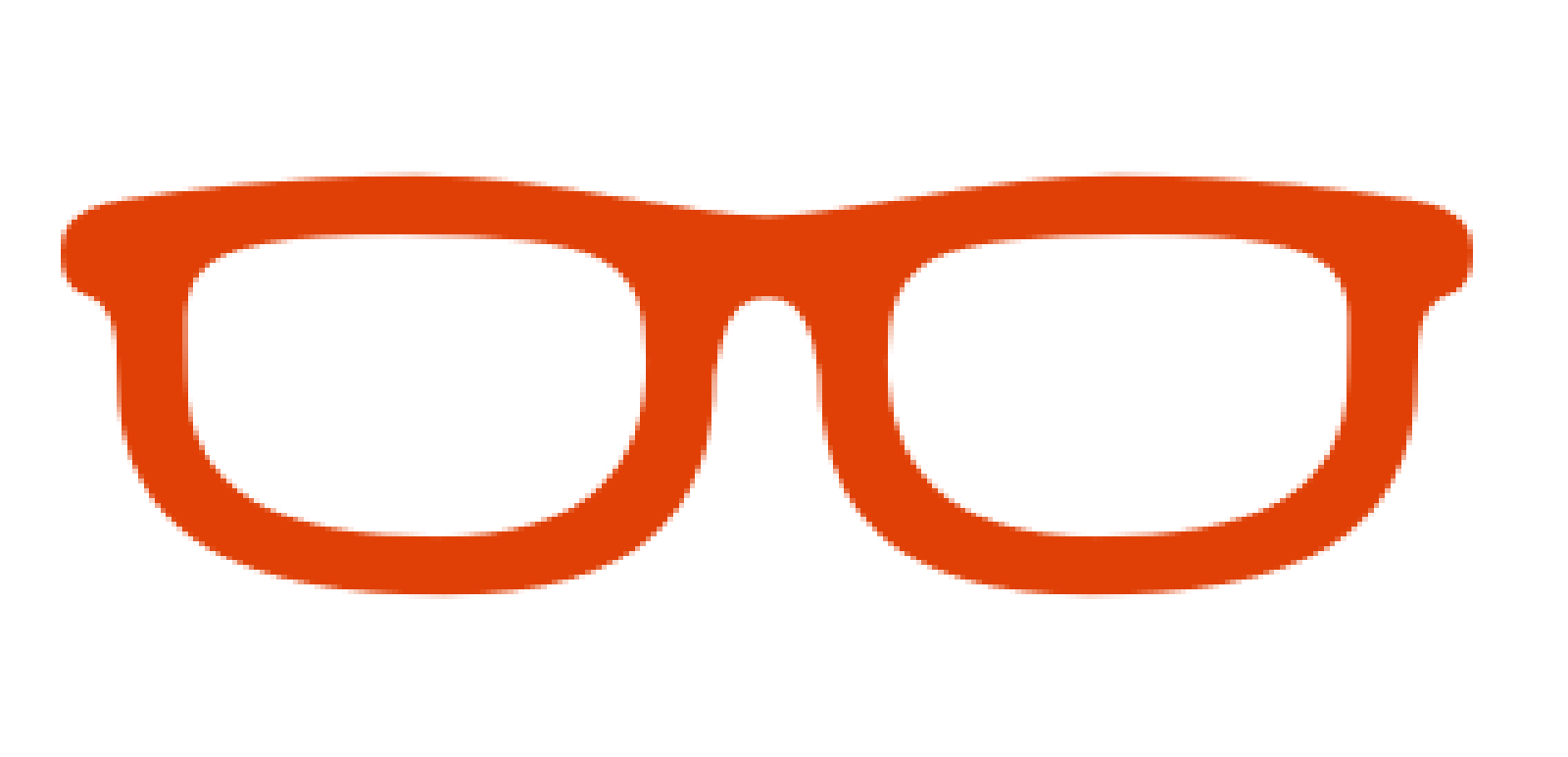 Andrea Red Glasses No Arms 03