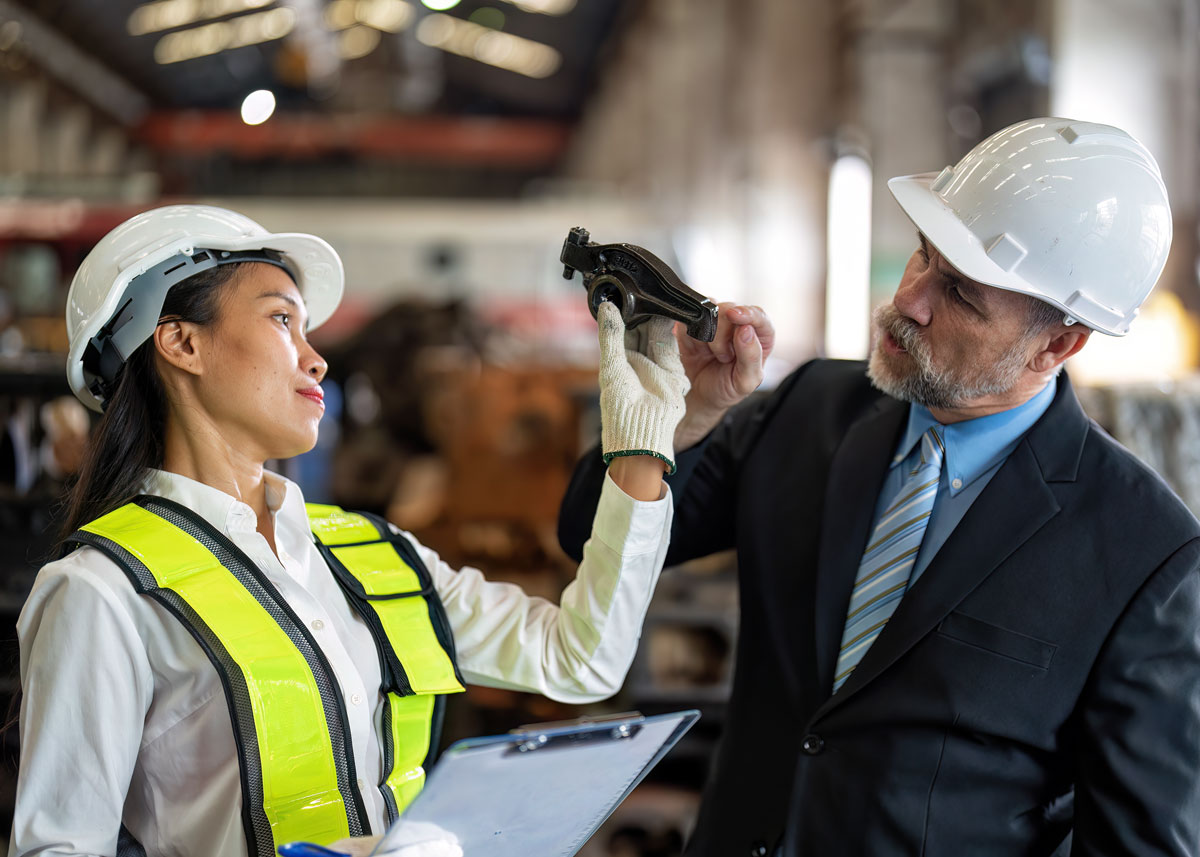 maintenance manager meet engineer checking spare p 2024 10 14 20 27 10 crop web